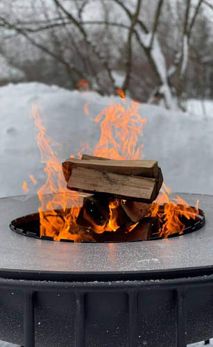 Гриль-очаг Elbrus Home Домбай Ø120 (Термостойкая эмаль) для сада