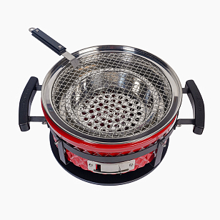 Настольный керамический гриль Diamond Egg Tabletop Grill Цвет: красный для сада