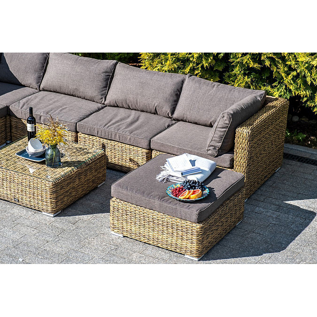 Модуль угловой 4SIS Лунго (гиацинт) Цвет: соломенный 