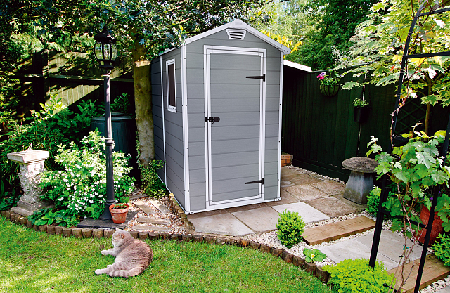 Пластиковый сарай Keter Manor 4x6 