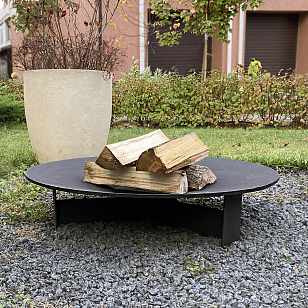 Чугунная чаша для огня Concretika L100 PLATO, уличное оборудование