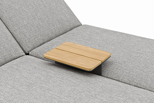 Комплект лежаков Brafritid Gotland антрацит/серый, алюминий, садовая мебель