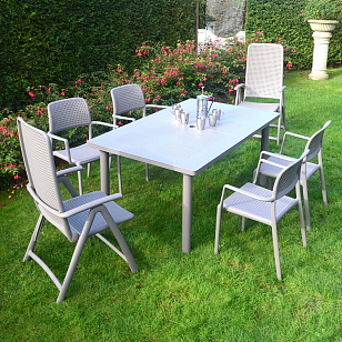 Стол раздвижной Nardi Libeccio Цвет: тортора, садовая мебель