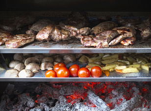 Дровяной гриль NOX BBQ 01 для сада