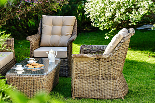 Лаунж зона Joygarden Opal с кофейным столом, садовая мебель