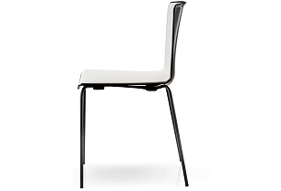 Стул Pedrali Tweet Цвет: черный, белый для дачи Стул Pedrali Tweet Цвет: черный, белый, садовая мебель