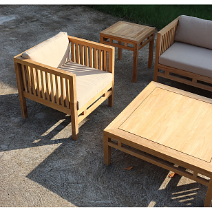 Комплект мебели из тика Lite Rivoli, садовая мебель