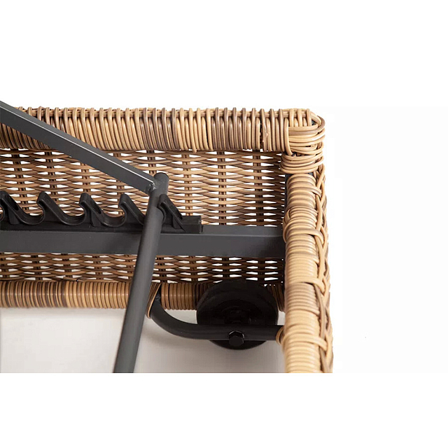 Шезлонг с подушкой 4SIS Рим Цвет: соломенный 