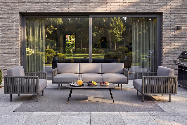 Лаунж зона 4SIS Джелло 5-местная, цвет темно-серый 