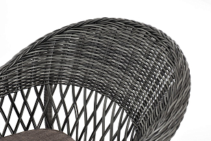 Обеденная группа 4SIS Сицилия, цвет графит, садовая мебель