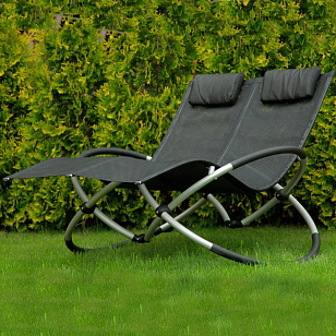 Шезлонг лежак Lite Concept Double для дачи Шезлонг лежак Lite Concept Double, садовая мебель