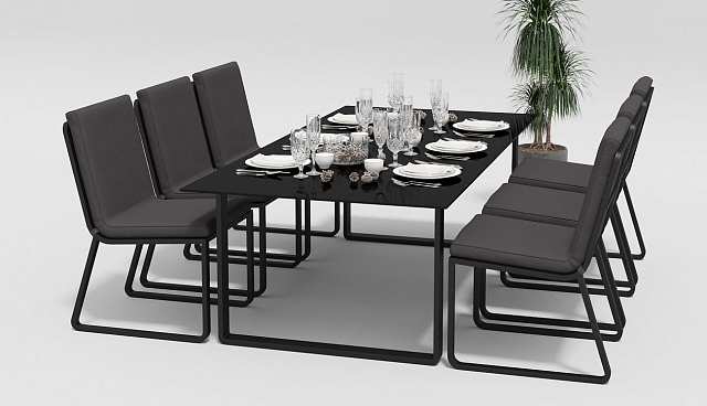 Стул Gardenini Voglie Carbon anthracite 