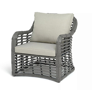 Кресло 4SIS Ницца, цвет серый, садовая мебель