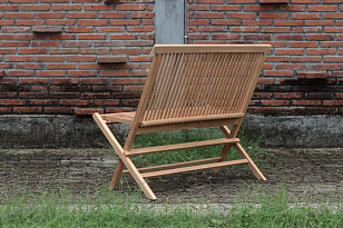 Скамейка складная из тика Lite Amelia, садовая мебель