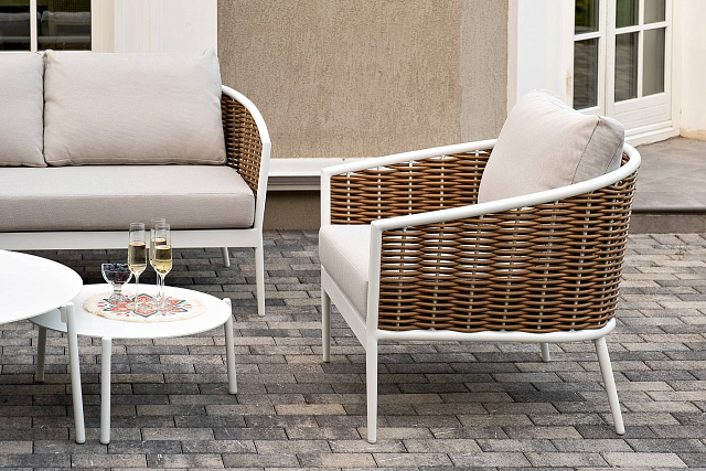 Лаунж-зона 4SIS Тоскана Цвет: соломенный 