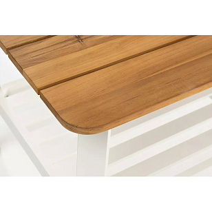 Кофейный стол Joygarden Concorde белый для дачи Кофейный стол Joygarden Concorde белый, садовая мебель