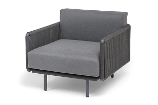 Лаунж зона 4SIS Джелло 5-местная, цвет темно-серый, садовая мебель