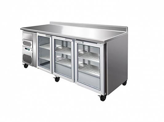 Уличный стеклянный холодильник BeefEater (Тройная дверь)