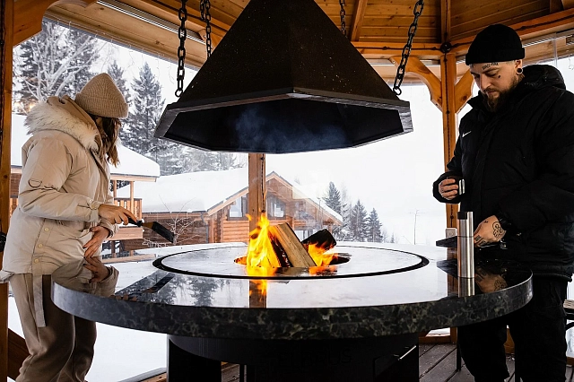 Гриль-очаг Elbrus Home Гималаи Ø149 (Cor-Ten)