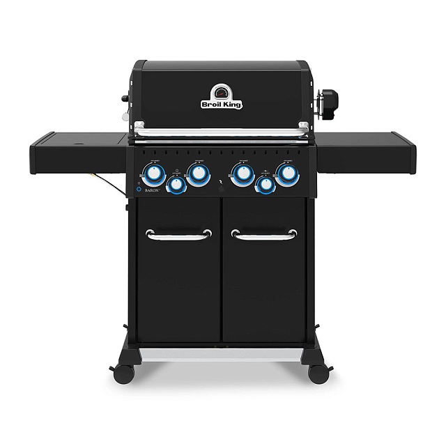 газовый гриль broil king baron 490 ir shadow черный (с ик горелкой)