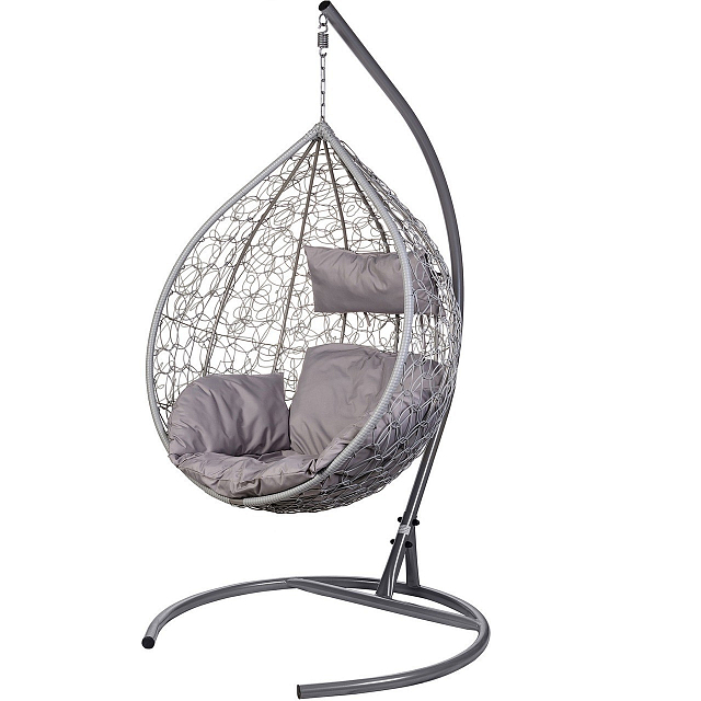 Подвесное кресло Bozollo Goccia Grigio 