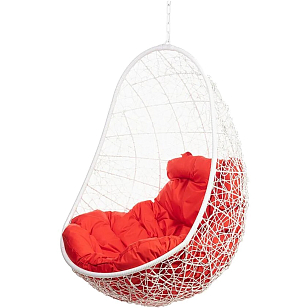 Подвесное кресло Bozollo Uovo Bianco (без стойки), садовая мебель