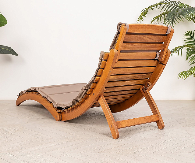 Комплект лежаков со столиком Lite Duet из акации 