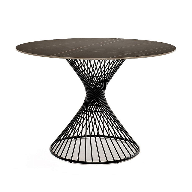 Стол 4SIS Луна интерьерный Цвет: черный матовый 