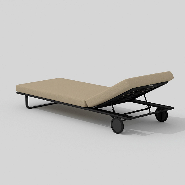 Шезлонг Ideal Patio Costa Цвет: карбон, бежевый 