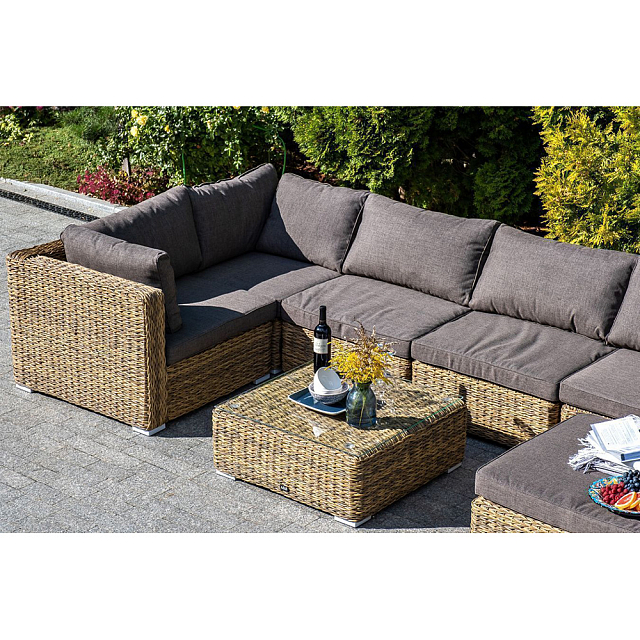 Модуль угловой 4SIS Лунго (гиацинт) Цвет: соломенный 