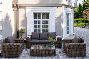 Лаунж-зона 4SIS Палермо, цвет соломенный, садовая мебель