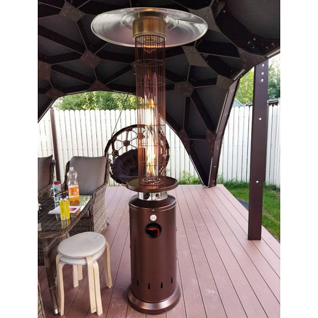 Уличный газовый обогреватель WWT 13D Brown 