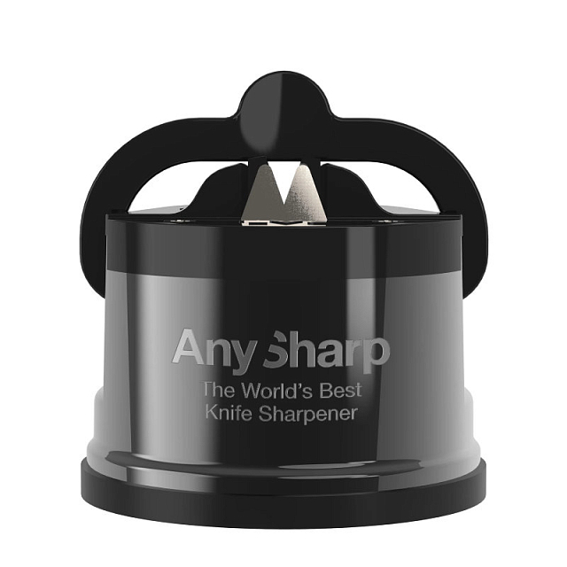 Точилка для ножей AnySharp Pro Цвет: вольфрам в комплекте со сменными лезвиями