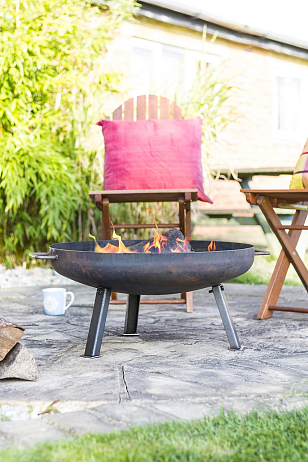 Чаша для костра La Hacienda Pittsburgh Small для сада и загородного дома Чаша для костра La Hacienda Pittsburgh Small, уличное оборудование