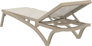 Шезлонг-лежак Siesta Contract Pacific Цвет: бежевый, садовая мебель