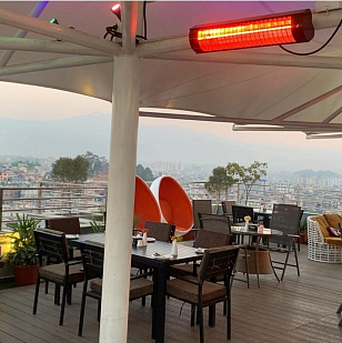 Уличный электрический обогреватель WWT Elcon RCH-2000/6, уличное оборудование