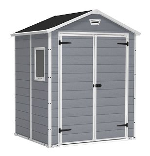 Пластиковый сарай Keter Manor 6x5 DD для сада и загородного дома Пластиковый сарай Keter Manor 6x5 DD, уличное оборудование