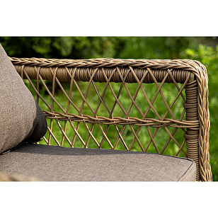 Лаунж зона 4SIS Гранд Латте, цвет соломенный, садовая мебель