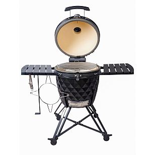 гриль керамический diamond egg xl pro цвет: черный для приготовления пищи гриль керамический diamond egg xl pro цвет: черный для дачи