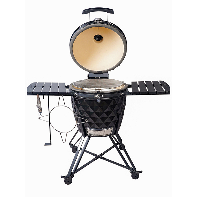 гриль керамический diamond egg xl pro цвет: черный