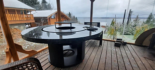 Гриль-очаг Elbrus Home Гималаи Ø182 (Термостойкая эмаль) для сада