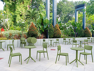 Стол Siesta Contract Sky Ø60 Цвет: оливковый, садовая мебель