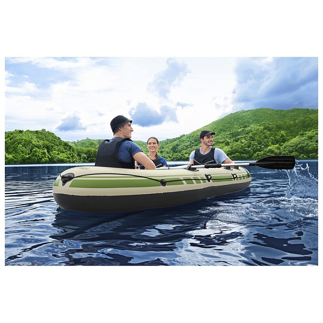 Лодка 3-местная Bestway Voyager X3 294 х 137 для серфинга