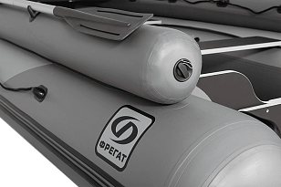 Лодка ПВХ Фрегат 370 Air F (НДНД) серая для отдыха за городом Лодка ПВХ Фрегат 370 Air F (НДНД) серая для хобби и пикника