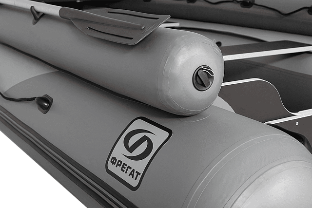 Лодка ПВХ Фрегат 370 Air F (НДНД) серая