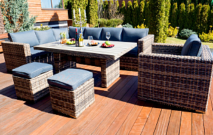 Комплект мебели из искусственного ротанга Lite Sanremo, садовая мебель