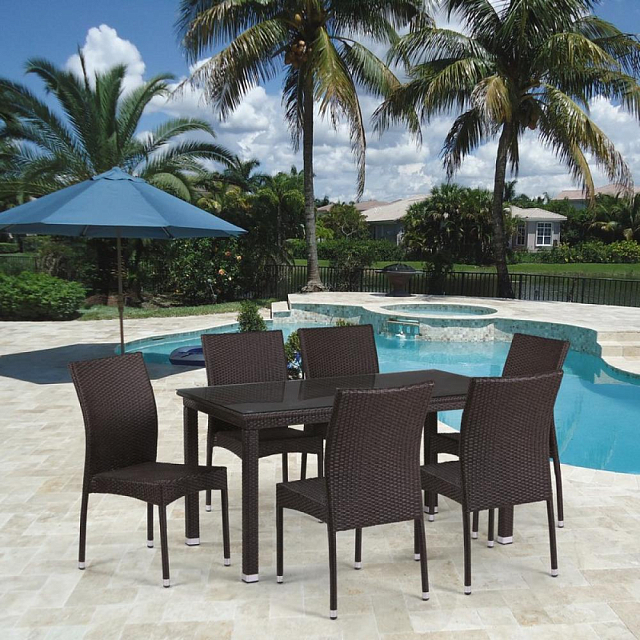 Комплект садовой мебели Lite Olbia Brown 