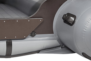 Лодка ПВХ Фрегат 420 Air F (НДНД) серая для отдыха за городом Лодка ПВХ Фрегат 420 Air F (НДНД) серая для хобби и пикника