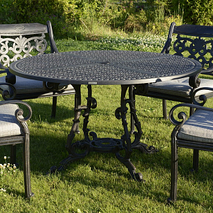 Обеденный стол Вишневый садъ Ажур D132, садовая мебель
