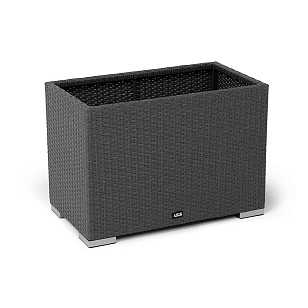 Кашпо 4SIS Лунго, цвет графит, уличное оборудование